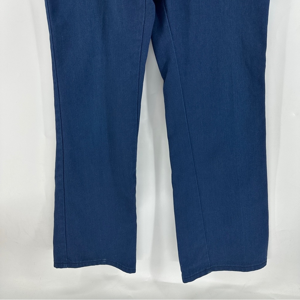RARE VINTAGE 1970s DICKIES Carpenter Pant Dark Blue - Picture 4 of 13